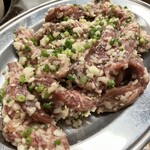 炭火焼肉 寿苑 - ガーリックハラミ2人前