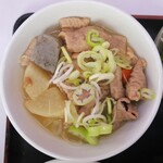 須田うどん - もつ煮込セット