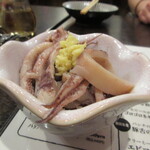 もっきりマルキュウ - イカの白醤油漬け！