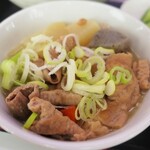 須田うどん - もつ煮込セット