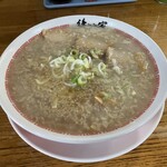 後とう家 - 支那そば背脂トッピング