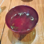 たこやき一休 - 二人分の天つゆ(？)をいただきました！