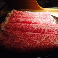 銀熊茶寮 - A5前沢牛。なんという輝き