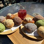 高見石小屋 - 揚げパン全部盛りセット　1100円