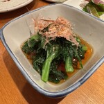 嵯峨 - 春菊お浸し