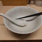 中華ソバ ちゃるめ - 完飲