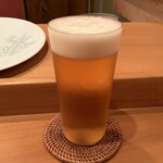 鮨 久保田 - 生ビール