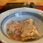 いわ志 - 蟹おこげUP