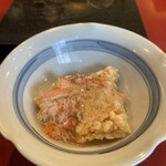 いわ志 - 蟹おこげ