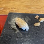 いわ志 - 見事な飾り包丁のいか