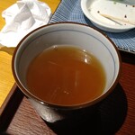 十割蕎麦 嵯峨谷 渋谷東急本店前店 - そば湯