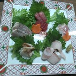 味の蔵どんつく - 刺身盛り合わせ