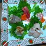 味の蔵どんつく - 刺身盛り合わせ