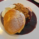 ホットチョコレートパンケーキ