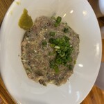 中華蕎麦 はざま - アジのなめろう