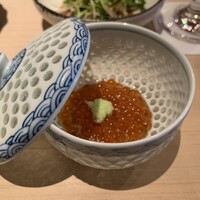 神戸・鮨かねさか - 新物のイクラ