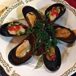 カサ・ベリヤ - ムール貝のカサベリアヤ風（￥972）viernes, 2 mayo 2014