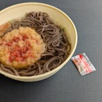 欽明館 - 今回は天ぷら蕎麦(柚子トッピング＆キツネ付き)