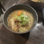 焼鳥小屋どろまみれ 笹塚店 - 鳥汁