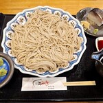朽木旭屋 - メガざるそば、鯖ずしミックス(あぶり、昆布)セット