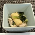 美味しい楽しい原ちゃん家 - 鶏と揚げと小松菜のお浸し