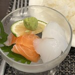 美味しい楽しい原ちゃん家 - 追加の刺身二種盛り