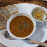 カフェむぎわらい - カレープレート　1100円