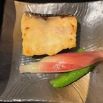 桜井屋 - 鮭の西京焼き　ミョウガ　など