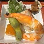 桜井屋 - 海老　天ぷら　玉子焼き　枝豆　蓮根　などなど