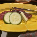 大和屋本店 - 牛ロース肉の鉄板焼き