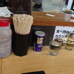 ラーメンショップ - カウンターのアイテム