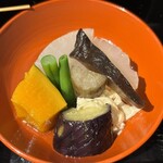 桜井屋 - 茄子　かぼちゃ　椎茸　大根　湯葉　など煮つけ