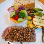 山梨レストラン メリメロ - 甲州ワインビーフのランプステーキ