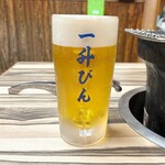 一升びん - 生ビール 中 680円