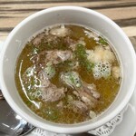 一升びん - テールスープ 580円