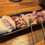 伊達商店 - 焼き鳥盛合せ