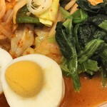 蒙古タンメン中本 - 具材アップ