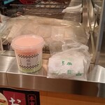 友部SA上り スナックコーナー - 綿飴と鯛焼きを購入！