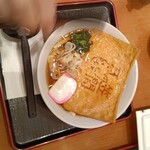 友部SA上り スナックコーナー - キツネのお揚げが、可愛い！が、不味い！