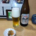一福 - アサヒスーパードライ瓶ビール