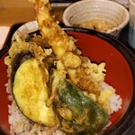 一福 - ミニ天丼