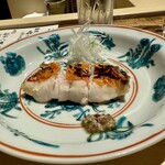 温石 - ⑧金目鯛の炭火焼き、実山椒醤油