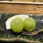 温石 - ⑭豊水（山梨県）にウイスキー白州をかけて、シャインマスカット