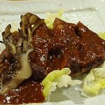 樹花 - 牛肉のデミグラスソースかけ
