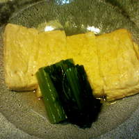 蕎麦懐石 無庵 - だし巻き卵　流石に旨いです