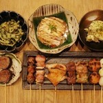 名古屋コーチン焼鳥火神 - コース料理　一例