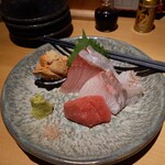 酒膳てんてこまい - 刺身盛り合わせ
