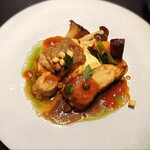 リコモンテ - メインディッシュ（ホタテ、シイラ、マダイ）