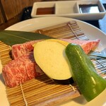 焼肉 銀しゃり 直球ホルモン - 黒毛和牛ステーキ定食