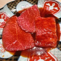 銀座 ちかみつ 並木通り - タレ肉三種類です